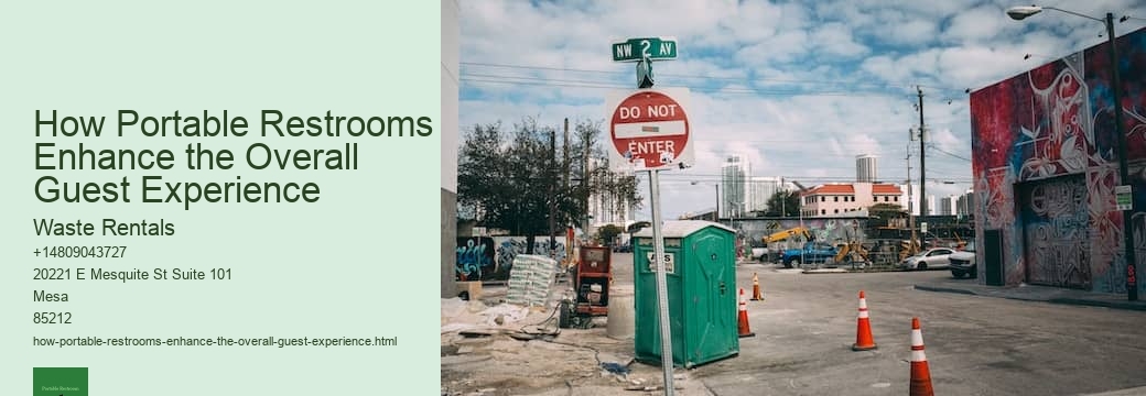 How Portable Restrooms Enhance the Overall Guest Experience