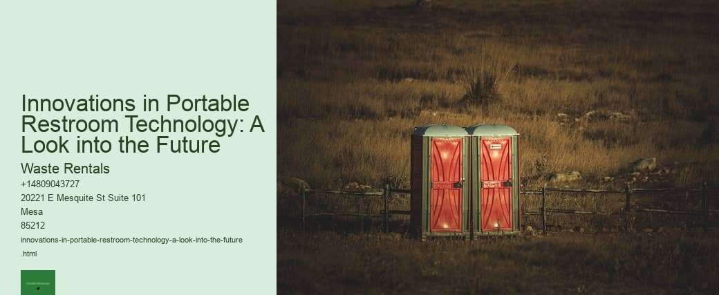Innovations in Portable Restroom Technology: A Look into the Future