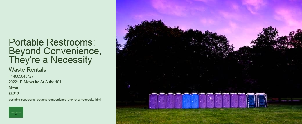 Portable Restrooms: Beyond Convenience, They're a Necessity