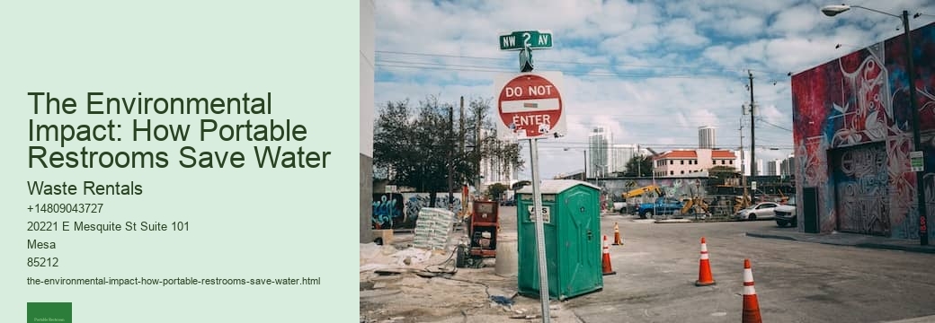 The Environmental Impact: How Portable Restrooms Save Water