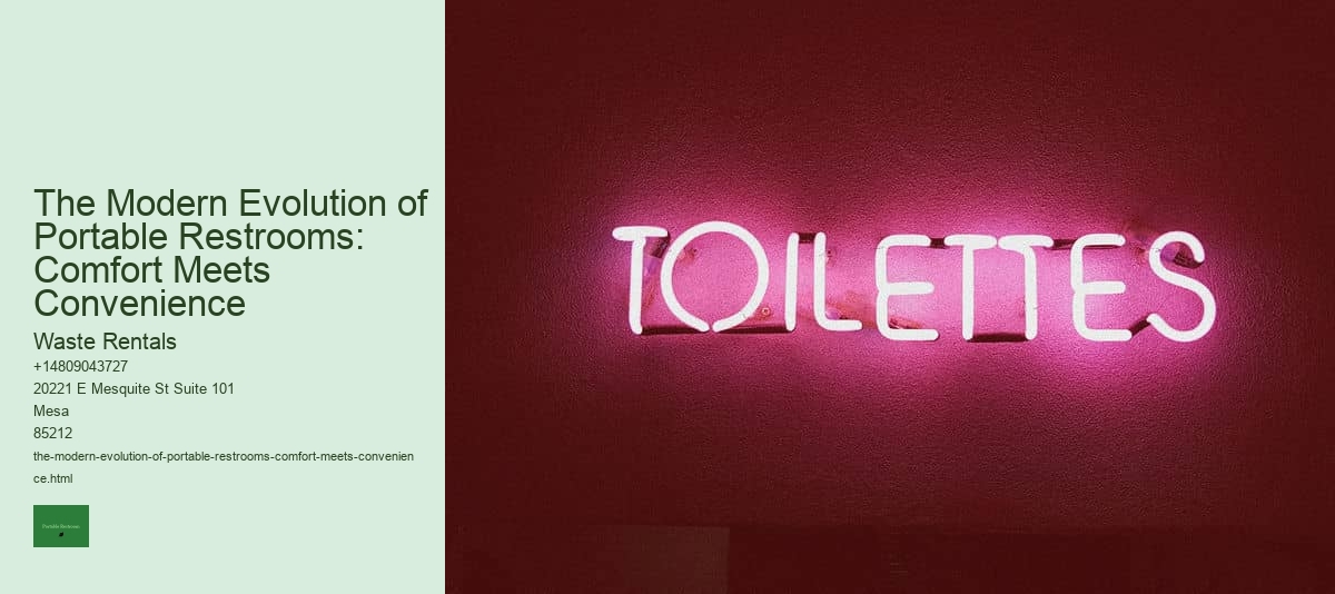 The Modern Evolution of Portable Restrooms: Comfort Meets Convenience