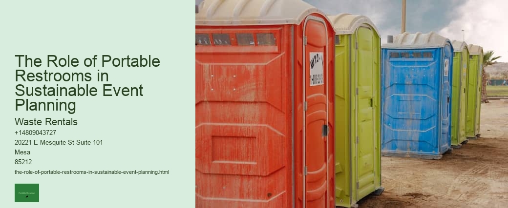 The Role of Portable Restrooms in Sustainable Event Planning