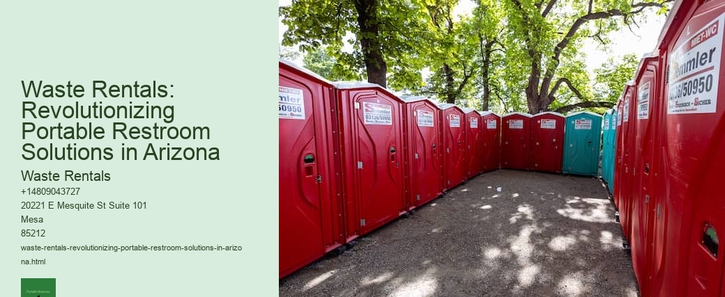 Waste Rentals: Revolutionizing Portable Restroom Solutions in Arizona